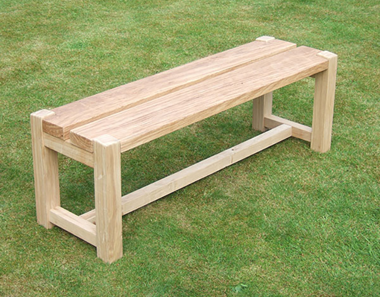 oak bench